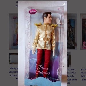 Disney Store Prince Charming Classic Doll from Cinderella 12”